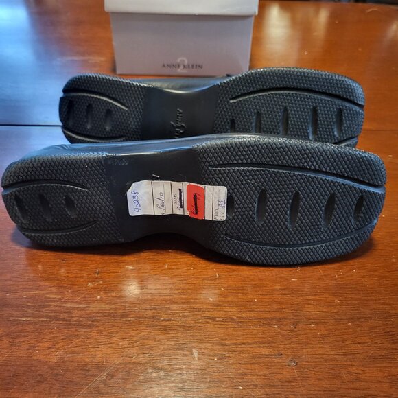 Anne Klein Vintage Black Leather Loafers Size 8.5 - Picture 6 of 8